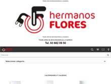 Tablet Screenshot of hermanos-flores.com